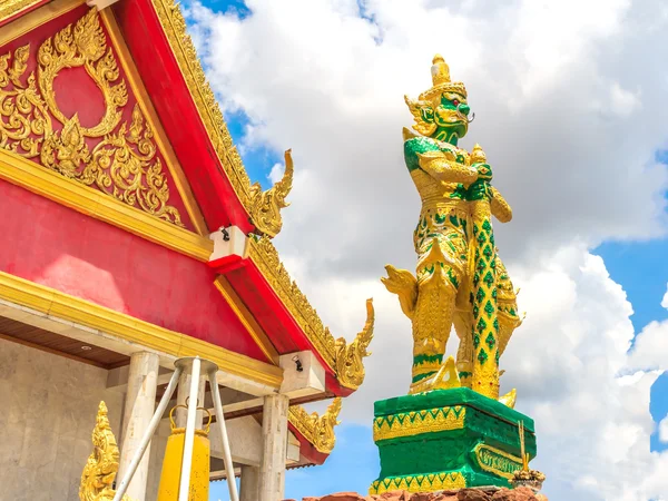 El Gran Gigante en el Templo Tailandés Tailandia —  Fotos de Stock