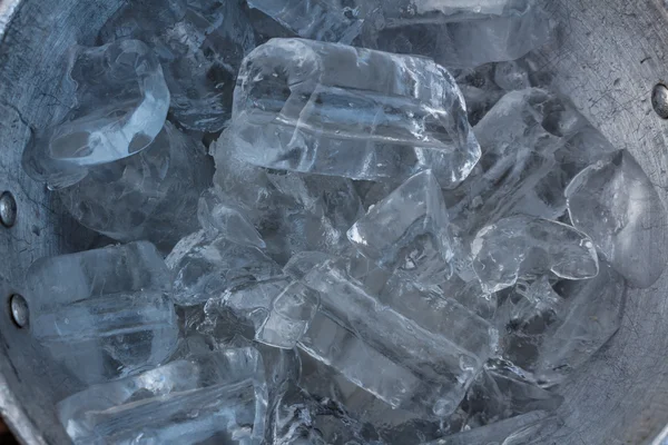 Ice in  Ice Bucket — Stock Photo, Image