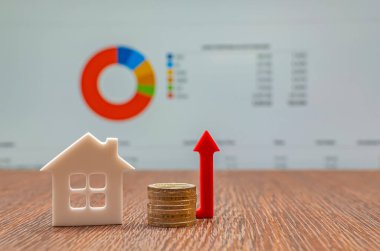 Emlak piyasası, 2021 'de evler ve büyüme grafiği.