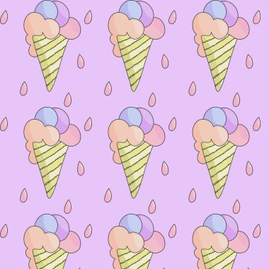 Desen vektör renk çizim dokusu