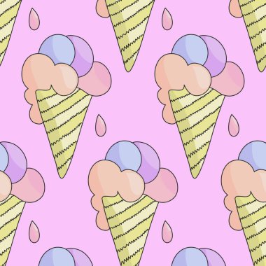 Desen vektör renk çizim dokusu