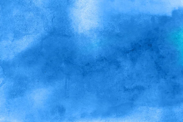 Grunge azul em aquarela — Fotografia de Stock