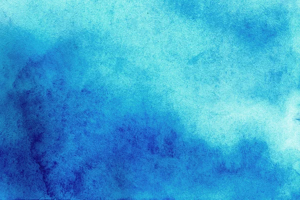 Blauwe grunge in aquarel. — Stockfoto