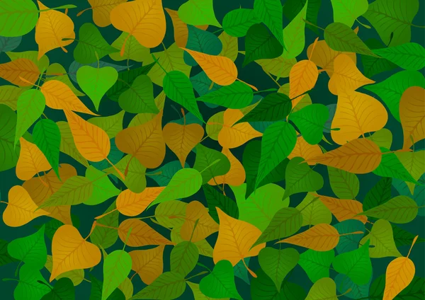 Illustration vectorielle. Feuilles d'automne . — Image vectorielle