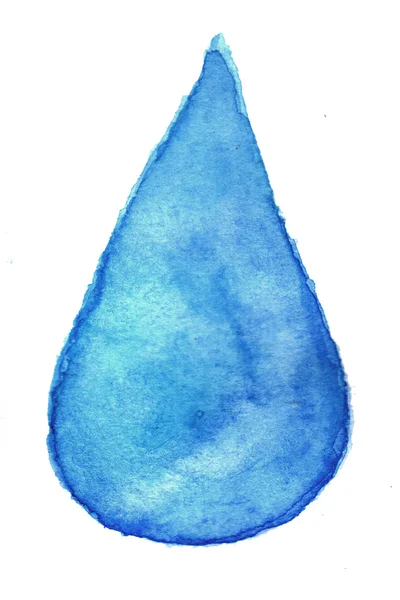 Drop in aquarel — Stockfoto