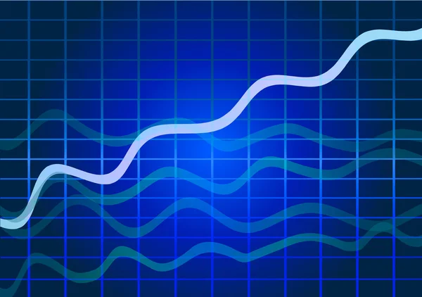 Growth chart. — Stock Vector