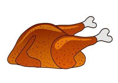 Vektör çizim. Kavrulmuş Türkiye