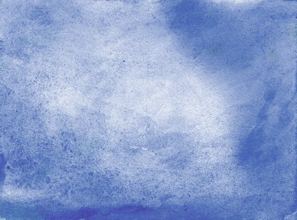 Grunge azul em aquarela — Fotografia de Stock