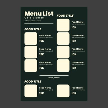 Flyer design for business editable full vector