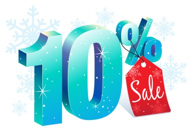 Kış indirimi yüzde 10 indirim indirim