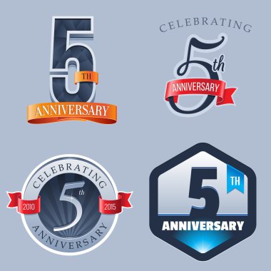 5 yıl yıldönümü Logo