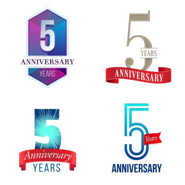 5 yıl yıldönümü Logo
