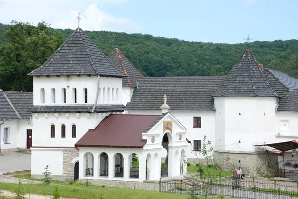 Fragment of a building of the Roman Catholic Univ Monastery — Stock Photo, Image