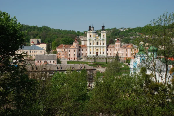 Dva kostely starého města — Stock fotografie