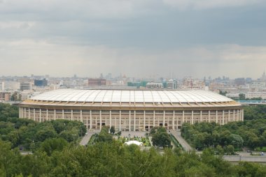 Moskova'nın Luzhniki genel görünümü