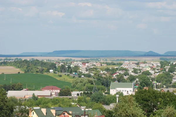 De rand van het kleine stadje, overzicht — Stockfoto