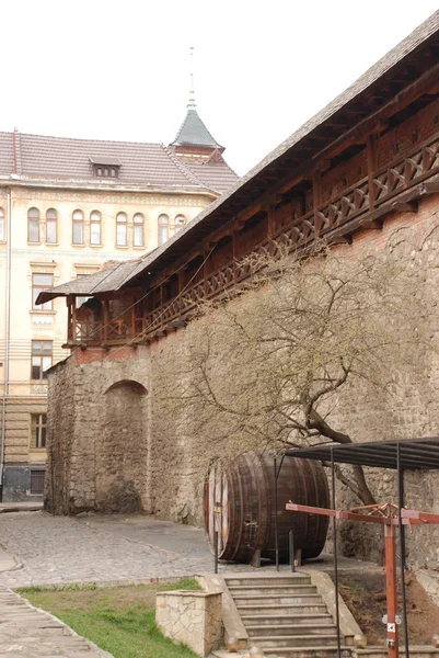 Lviv. Yahudi Sokağı. Silah Müzesi nazik szady
