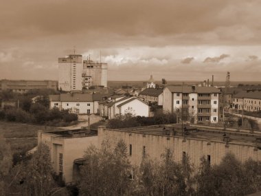 Pencereden şehre olan manzara.          