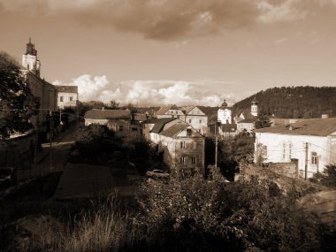 Eski kasabanın tarihi merkezi.