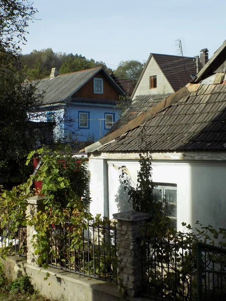 Casa Legno Nel Villaggio Ucraino — Foto Stock