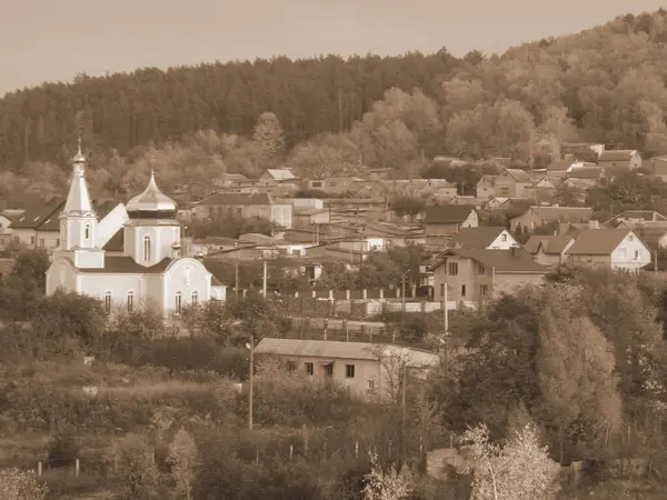 Pencereden Şehre Olan Manzara — Stok fotoğraf