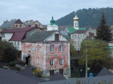 Eski kasabanın tarihi merkezi.                              