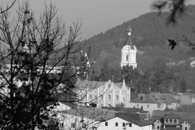   Eski kasabanın tarihi merkezi.