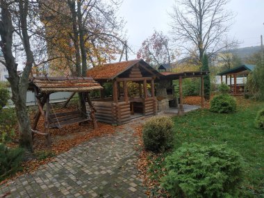 Salla, çardak, soba, barbekü