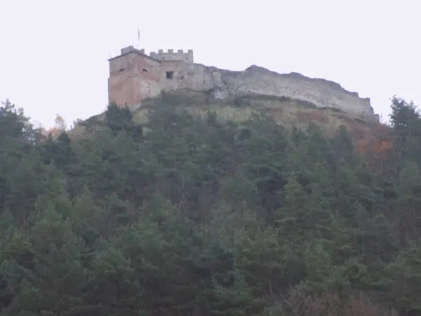 Vue Générale Colline Château — Photo