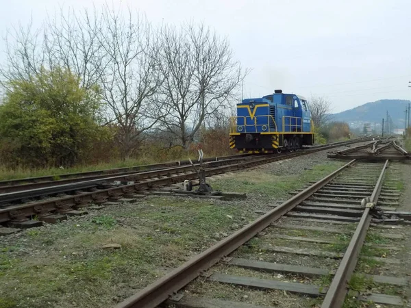 Serial Soviético Shunting Locomotiva Tgm3 — Fotografia de Stock
