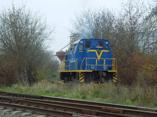Locomotiva Manovra Sovietica Seriale Tgm3 — Foto Stock