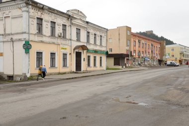 Eski kasabanın tarihi merkezi.                           