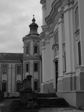 Eski şehrin mimarisi, mimarisi, eski, şehir.         