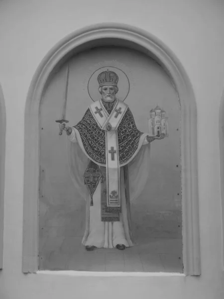 Icoana Sfântului Nicolae — Fotografie, imagine de stoc