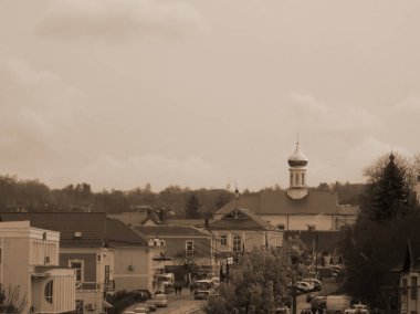   Eski kasabanın tarihi merkezi.                                             