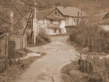  Eski şehrin mimarisi.