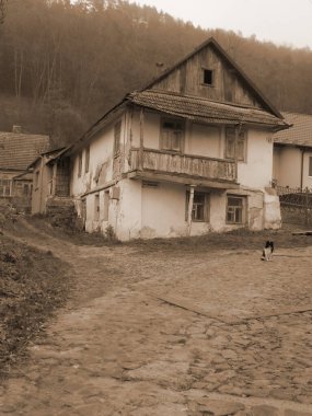  Eski şehrin mimarisi.