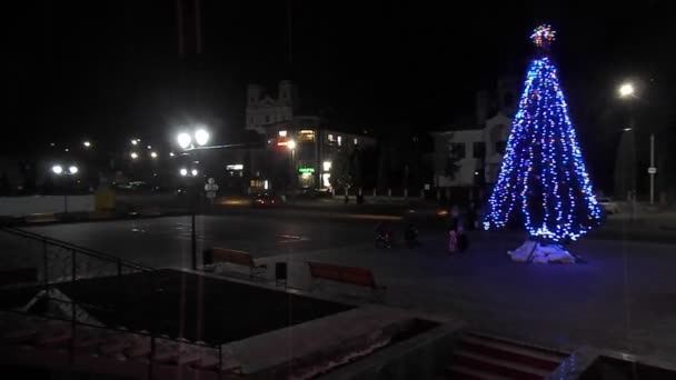 旧城的夜灯 — 图库视频影像