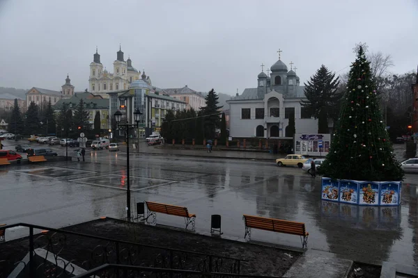 Árvore Natal Cidade Velha Árvore Natal Cidade Velha — Fotografia de Stock