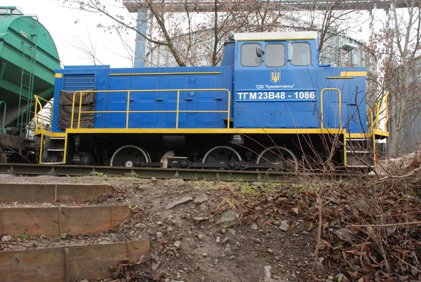 Serial Soviet Shunting Locomotive Tgm3 — Stock Photo, Image