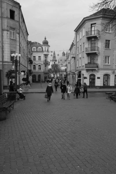 Рождественская Елка Старом Городе — стоковое фото