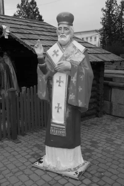 Skulptur Der Nikolaus — Stockfoto