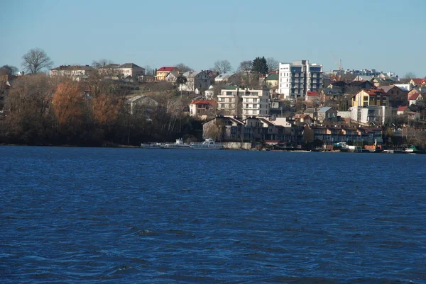 Ciudad Orillas Gran Lago — Foto de Stock