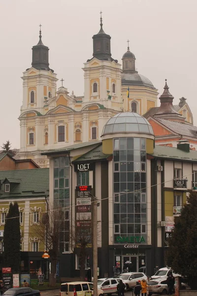 Рождественская Елка Старом Городе — стоковое фото