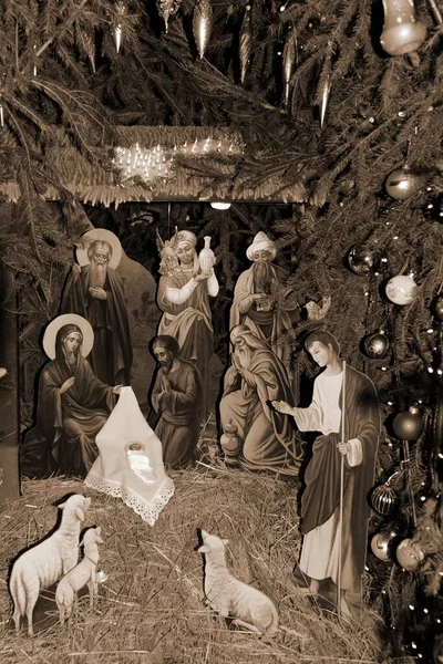 수도원에서의 크리스마스 — 스톡 사진
