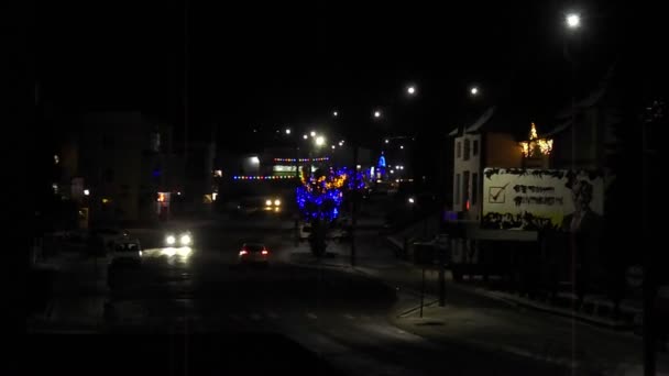 Abendlichter Der Altstadt — Stockvideo