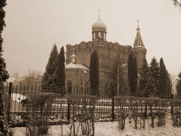 Iglesia Svyatopokrovska Regimiento Kremenets — Foto de Stock