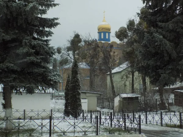 Рождественская Елка Старом Городе — стоковое фото