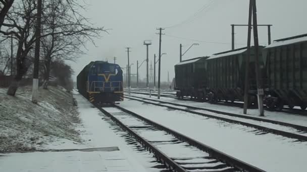 Järnvägssektor Allmän Bild — Stockvideo