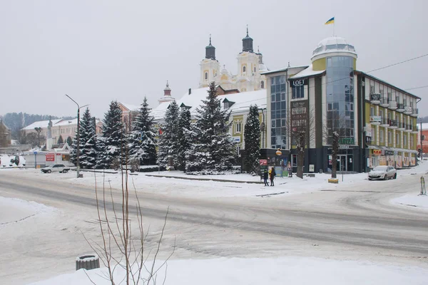 Рождественская Елка Старом Городе — стоковое фото